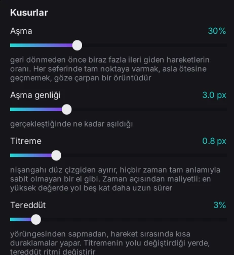 BR1 aimbot insansılaştırma ayarları: aşma, titreme, tereddüt