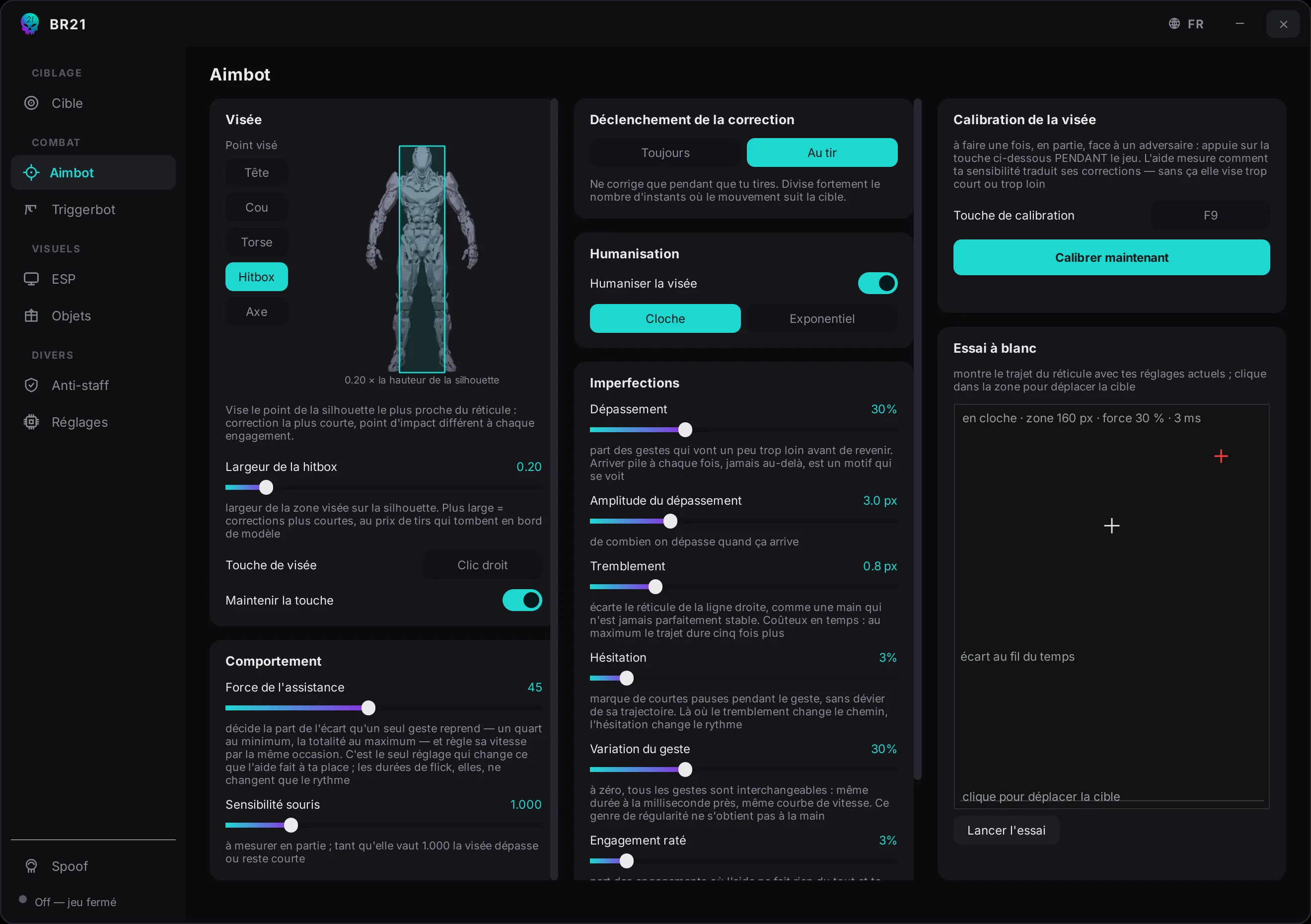 BR21 aimbot settings